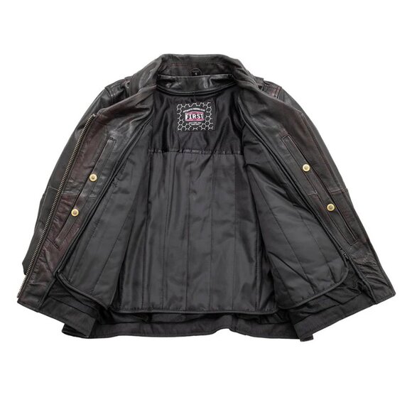 Wildside - Women's Motorcycle Leather Jacket - Picture 2 of 7